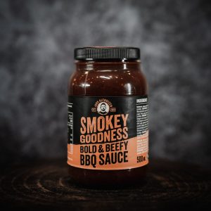 Bold & Beefy Premium BBQ Saus – by Smokey Goodness
