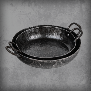 Forged Koekenpan met 2 handvatten 24/28cm
