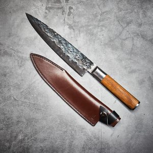 Olive Forged Chef’s Knife met hoes