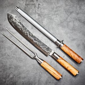 Olive Big Butcher Set