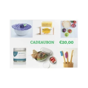 Cadeaubon van 10, 20, 40 of 50 Euro